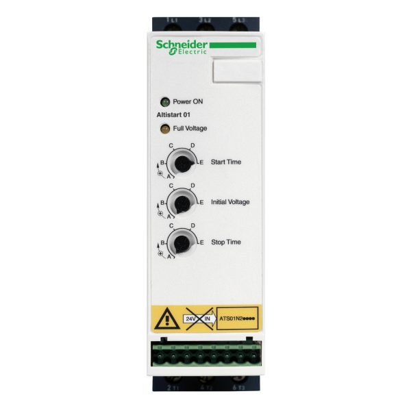 Schneider ATS01N222QN | Soft starter for asynchronous motor, Altistart 01, ATS01, 22A, 380 to 415V, 7.5 to 11kW