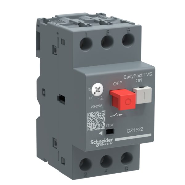 Schneider GZ1E16 | Motor circuit breaker, EasyPact, TVS GZ1E, AC-3, 3P, 9..14A, thermal magnetic detection