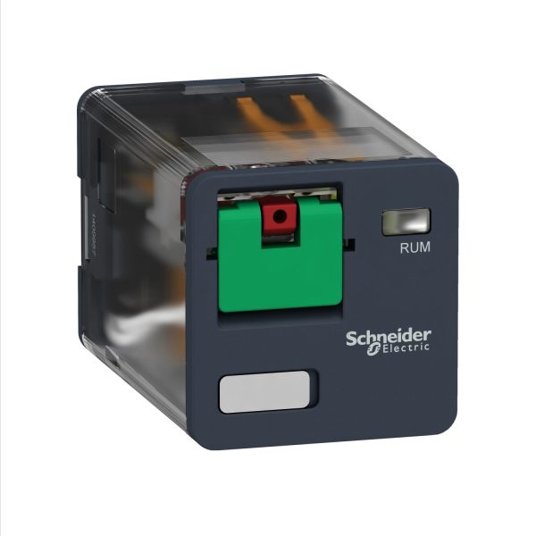 Schneider RUMC21P7 | Universal plug-in relay, 10 A, 2 CO, 230 V AC