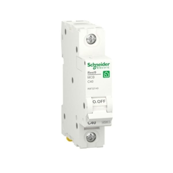 R9F32140 | Miniature circuit breaker (MCB), Resi9, 1P, 40A, C curve, 4500A (IEC/EN 60898-1)